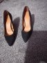 Естествен велур н39, снимка 1 - Дамски обувки на ток - 38265725
