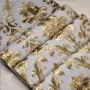 mosegor Gold Damask Ретро релефен нетъкан тапет за декорация, 0,53 x 10 M, снимка 3