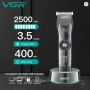 Професионална акумулаторна машинка за подстригване VGR V-256 с LCD дисплей, регулируема скорост , снимка 5