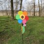 3609 Вятърна въртележка за градина Голямо цвете с гъсеница, снимка 2