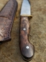 Ръчно изработен нож Орех , снимка 2