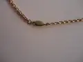 Позлатено  колие с камък , снимка 4