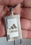 Стилна висулка " Адидас" от медицинска стомана, снимка 1 - Колиета, медальони, синджири - 38011658