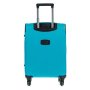 Пътнически куфар в цвят тюркоаз 45л, снимка 2