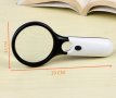 Лупа/и с LED осветление, увеличение 3х и 45х, четене бижутерия работа 🔝цена: 6лв, снимка 3