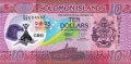 ❤️ ⭐ Соломонови Острови 2023 10 долара полимер UNC нова ⭐ ❤️, снимка 2