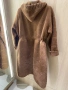 Дълга жилетка/палто Кашмир и ангора кафяв шоколсд, снимка 2