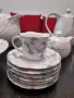 Голям ретро порцеланов сервиз за хранене, чай и кафе, снимка 8