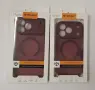 Калъф  iPhone 18 Pro/iPhone 17 Pro/iPhone 18 Pro Max/iPhone 17 Pro Max - Light Blue, Deep Burgundy, снимка 9