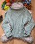 Пуловер мента Promod, снимка 1 - Блузи с дълъг ръкав и пуловери - 38628615