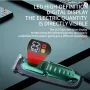 Машинка за подстригване Kemei KM-2259 – Компактна, с LED дисплей и стоманени ножчета, снимка 4