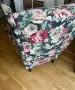 Продавам кресло Ikea Strandmon, флорална дамаска, много запазено, снимка 2