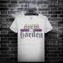 Мъжка тениска G U C C I Гучи Garden White Rhinestones XL, снимка 3