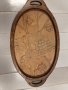 Продавам стар ръчно резбован поднос за колекция или декорация., снимка 2