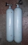 Продавам желязни бутилкаи 2 броя - 4L - 200 BAR - АТМОСФЕРИ работно налягане, снимка 1