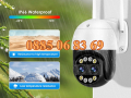 Въртяща IP безжична камера външен монтаж 8MPX с двойна леща, снимка 2