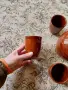Керамичен сервиз за вино, снимка 3