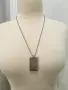 D&G Dolce & Gabbana Rhinestone Dog Tag колие унисекс, снимка 9