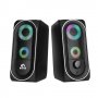 Gaming Speakers Wireless Bluetooth Тонколони за компютър, лаптоп и др. 2.0 Marvo SG266BT 2x3W RGB, снимка 2