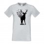 Мъжка тениска Deer Butterfly Елен Пеперуди,Изненада,Подарък,Празник , снимка 9