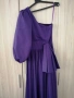 Дълга луксозна официална бална / вечерна / абитуриентска лилава рокля р-р XS - марка Actualee, снимка 5