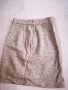 Бежева къса пола, S размер, снимка 1