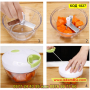 Nicer Dicer Plus Speedy Chopper - Ръчен чопър за плодове и зеленчуци - КОД 1827, снимка 4