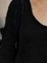 Ежедневна дамска блуза с V-образно деколте и дълги ръкави, 4цвята - 023, снимка 6