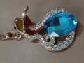 Марков ключодържател с кристали Сваровски много красив стилен  подходящ аксесоар за подарък - 15287 , снимка 2