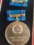 ПОСРЕБРЕН МЕДАЛ В КОМПЛЕКТ С ДОПЪЛНИТЕЛНА ЗНАЧКА - ГДР, снимка 3