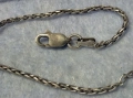 Фино СРЕБЪРНО КОЛИЕ / ВЕРИЖКА Сребро 925 ITALY S с БЯЛА ПОЗЛАТА Здрава Красива Винтидж - АРТ Плетка, снимка 3