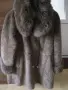 Нова шуба еко кожа с качулка, снимка 2