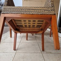 Ратанови столове #естествен ратан, снимка 6 - Столове - 44383479