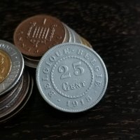 Монета - Белгия - 25 цента | 1915г., снимка 1 - Нумизматика и бонистика - 31531496