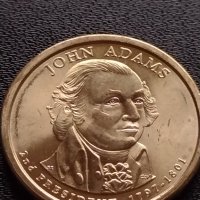 Възпоменателна монета 1 долар JOHN ADAMS 2 президент на САЩ (1797-1801) за КОЛЕКЦИЯ 38089, снимка 2 - Нумизматика и бонистика - 40766021