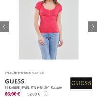 Guess оригинална дамска тениска XS, снимка 4 - Тениски - 42782885