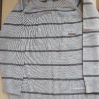 Сив пуловер, карирана ризка, елек без ръкав, сиви дънки, ватиран панталон, зимно яке Ino boy 110/116, снимка 4 - Детски панталони и дънки - 31279140