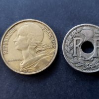 Монети. Франция.Френски франк . , снимка 7 - Нумизматика и бонистика - 35451215
