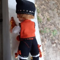 Стара гумена кукла в носия с гайда , снимка 5 - Антикварни и старинни предмети - 33863613