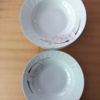 Комплект  6 дълбоки чинии , Баварски порцелан, снимка 1 - Чинии - 33725480