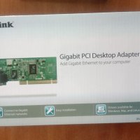 DGE-528T Gigabit PCI десктоп адаптер, снимка 1 - Мрежови адаптери - 36890146