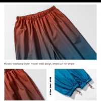 Тийнейджърски ежедневни модни градиентни панталони, 3цвята , снимка 10 - Панталони - 44775917