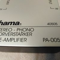 Hama-stereo phono pre-amplifier pa-005, снимка 5 - Грамофони - 31800820