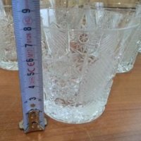 Кристални чаши  Зорница лукс, снимка 4 - Антикварни и старинни предмети - 35509878