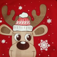 Коледни пуловери и блузки, снимка 2 - Детски пуловери и жилетки - 39010656
