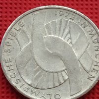 Сребърна монета 10 Дойче марка 1972г. Олимпийски игри Мюнхен 39616, снимка 5 - Нумизматика и бонистика - 42756458