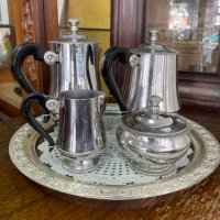 Стар френски чаен сервиз, снимка 5 - Антикварни и старинни предмети - 42509349