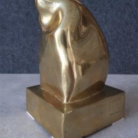 Величко Минеков Женска фигура Уникална скулптура подписана, снимка 1 - Статуетки - 38471792
