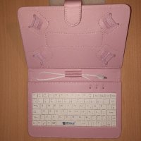 Клавиатура с калъф за таблет, снимка 1 - Клавиатури и мишки - 34848435