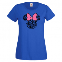 Дамска тениска Minnie Head 4 Подарък,Изненада,Рожден ден,, снимка 2 - Тениски - 36530131